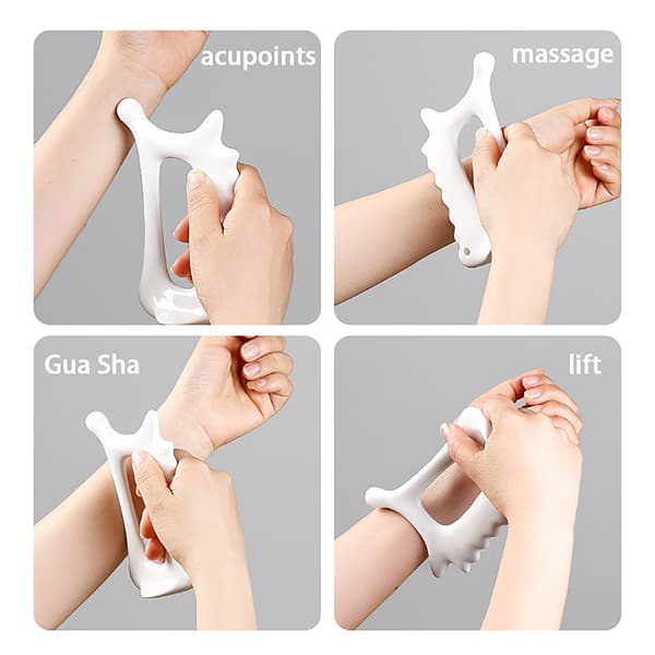 Keramisk skrapbräda skrapplatta Facial Gua Sha Tool A2