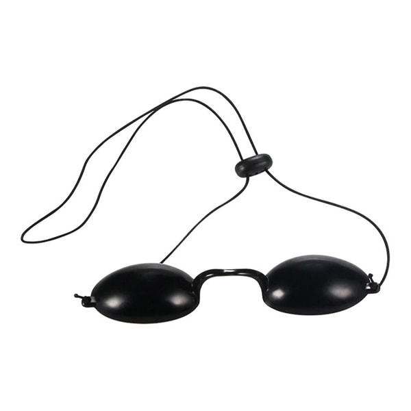 2st flexibla solarieglasögon Ögonskydd Uv-glasögon Bärbara svarta glasögon Skyddsögonmask Ögonskydd