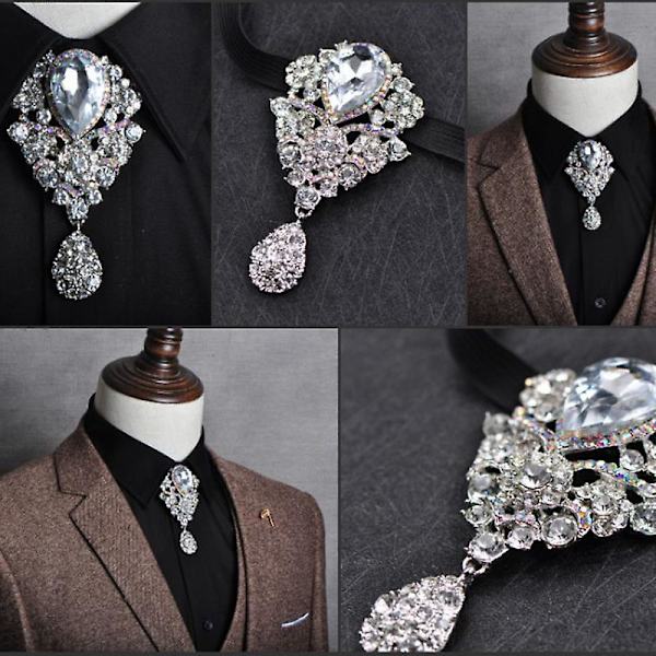 Ny Rhinestone Bolo fluga High-end lyxgåvor koreansk version A3