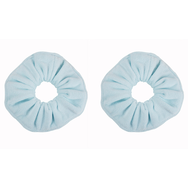 Handduk Scrunchie, paket med 2, Microfiber Scrunchie, Hårtorkning