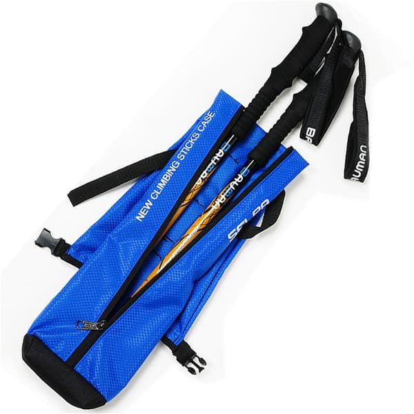 Utendørs Vandring Walking Stick Bæreveske Trekking Pole Bag Black