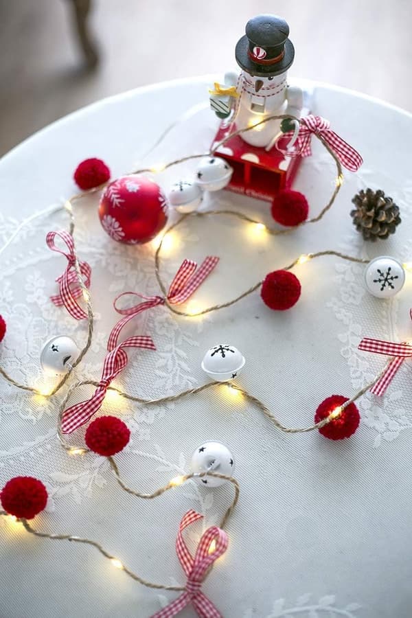 Julebelysning Juledekorasjonsbelysning LED Lyslenke
