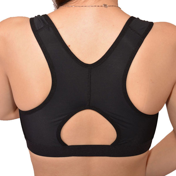 Kvinnor Sport-BH med justerbar rem med Racerback-bralette Sky Blue 2XL