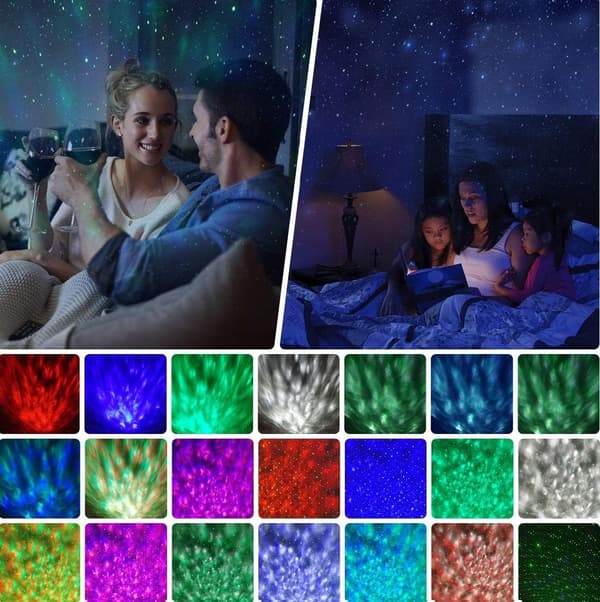 BS one Galaxy-projektor, barnsovrum / spelrum / jul