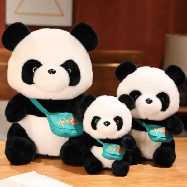 Söt plyschleksak för kinesisk pandadocka panda1 25cm