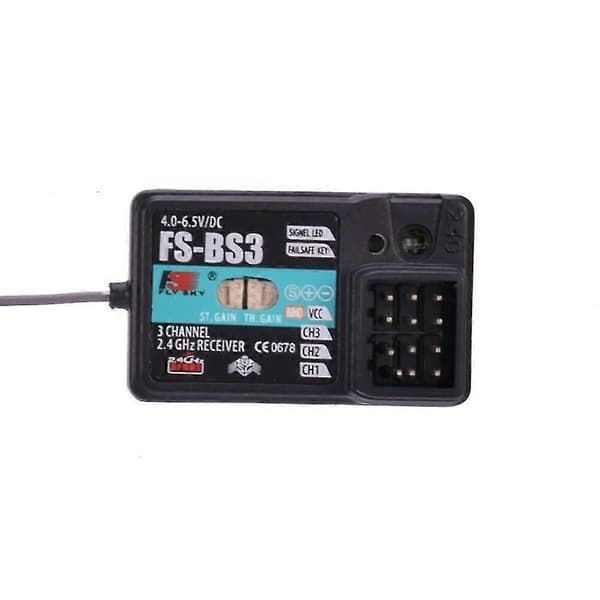 Flysky FS-BS3 2.4GHz 3CH AFHDS RC-mottaker med gyro-stabiliseringssystem for Flysky FS-IT4S IT4 FS-