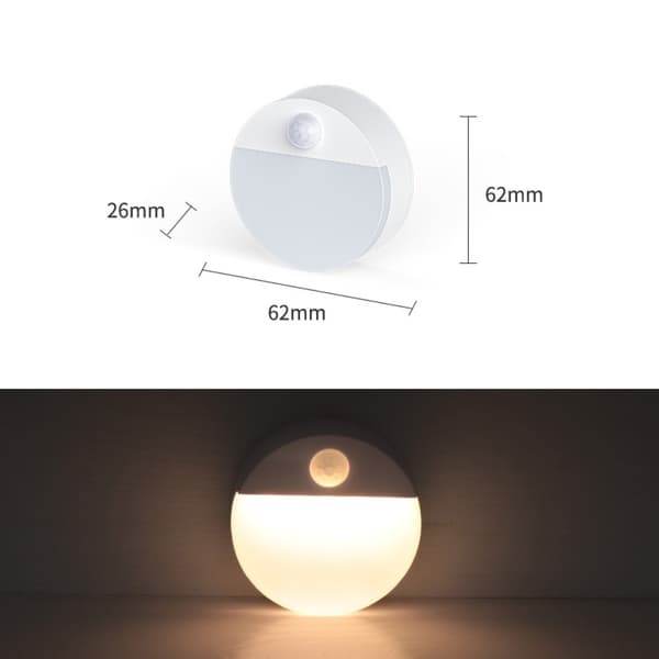 LED Nattljus Skåpbelysning VIT LJUS VIT LJUS