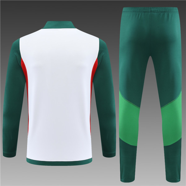 23-24 Ny Sæson Mexico Team voksen/børnetrøje langærmet kostume white M