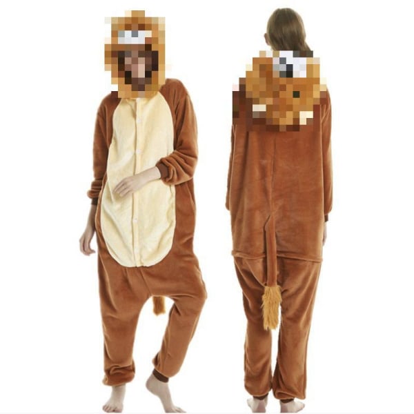 Leijonakuningas sarjakuvamainen merieläinpyjama miehille ja naisille lion king S