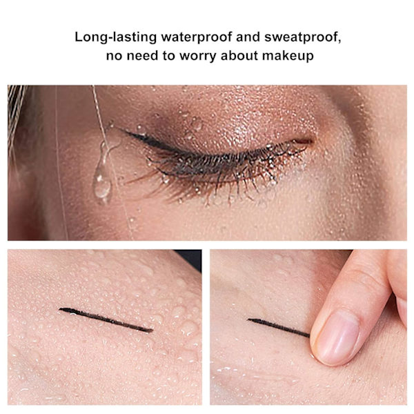 12 färger Matt Flytande Eyeliner Färgglad Set, Matt Flytande Färgrik Eye-Liner Pen Neonfärgad Eyeliner ögonmakeup, Långvarig Vattentät