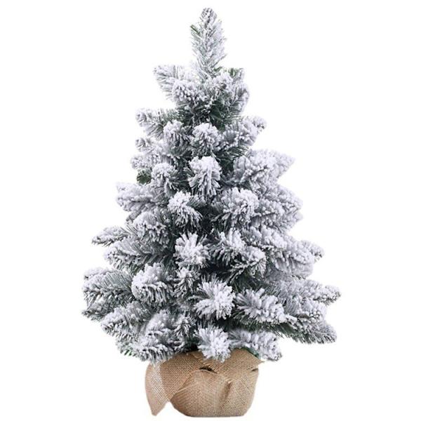 Mini julgran, Snow Christmas Tree Desktop Tree med Snow C