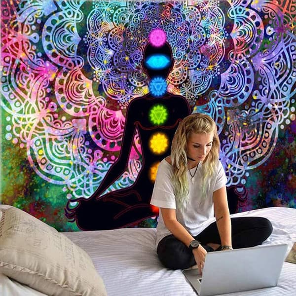 Seinavaate, Mandala Seinavaate, Meditaatio Seinavaate, Värikäs M