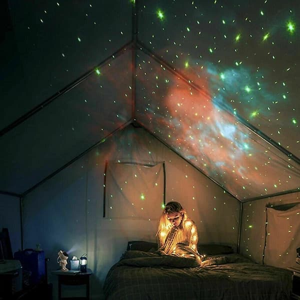 Astronaut Starry Galaxy Projektor Nattlys Lampe Space