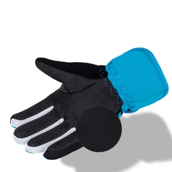 Skihansker for barn Vinter Kaldt vær Vindtett Varm light blue 22cm