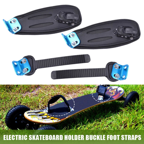 Utomhus skateboard fothållare för off road longboard fötter