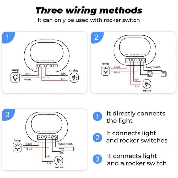 RF433 WiFi Smart Switch Tuya 16A Lysafbryder MiniHome Breaker Relæ med Strømovervågning Smart Life APP Stemme til Alexa,A