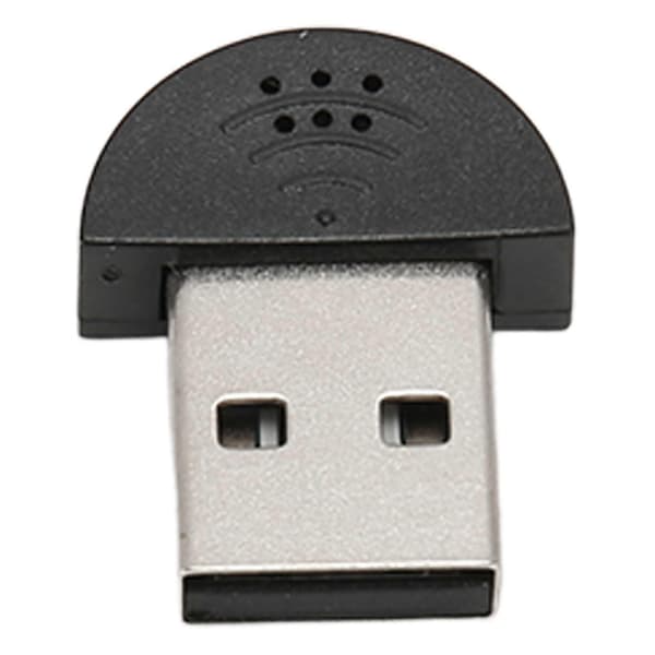 USB Mini Mikrofon Profesjonell Plug and Play Støyreduksjon 360 Grader Omnidireksjon Bærbar Mini USB 2.0 Mikrofon