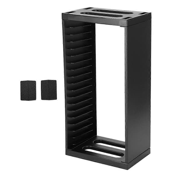 19221 ABS Spilldisk Oppbevaringstårn Dobbeltlags Hylle Stativ Organizer for PS4 Slim Pro