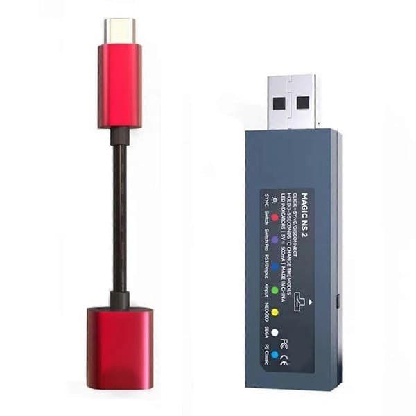 Magic-NS 2 USB-sovitin // S -ohjaimelle, taistelutikulle Switch PC:lle/