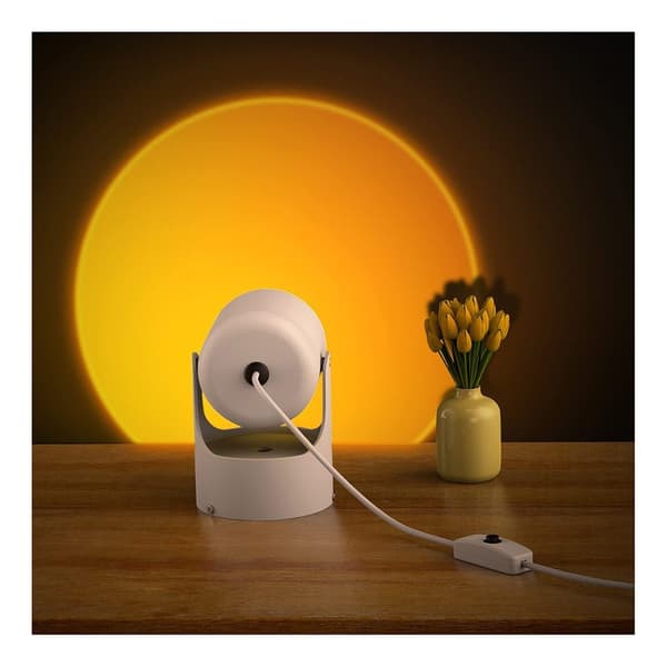 Solnedgangslampe, USB opladningslys til solnedgang, romantisk projektion