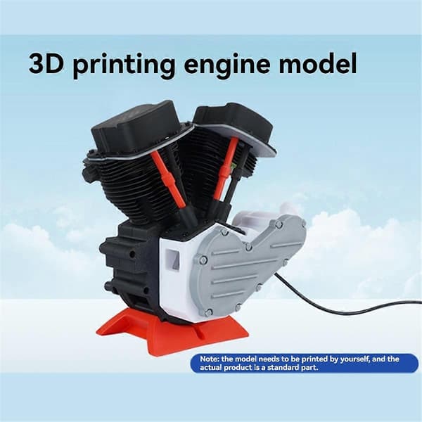 Motormodellsett for 3D-skriver - Enkel montering, forbedret ytelse, materialer av høy kvalitet