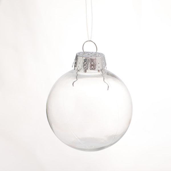 6 st Delikat Transparent Ball Ornament Plast Dekorativ Ball Set Party Supplies