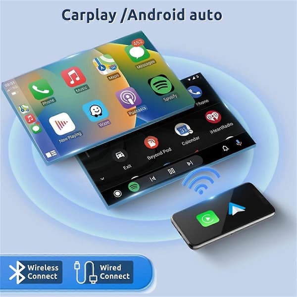 2G+32G Android 13 9 tommers bilstereo Carplay Android Auto for N-BOX 2011-2017 RHD, Bluetooth Wifi FM ryggekamera