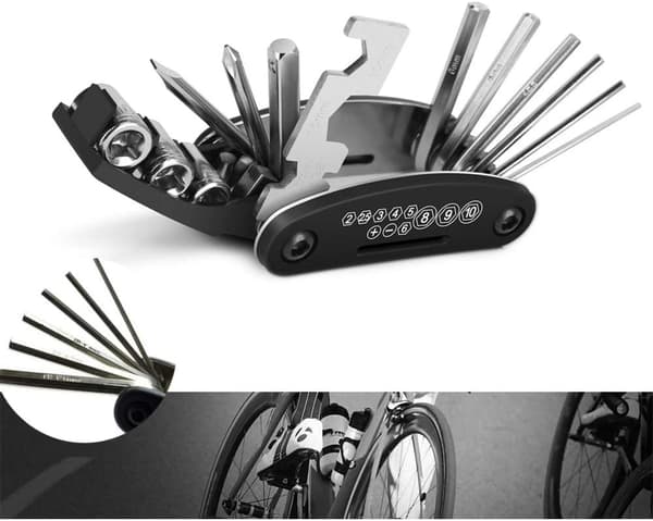 Cykel Multitools 16-i-1 Set, Cykel