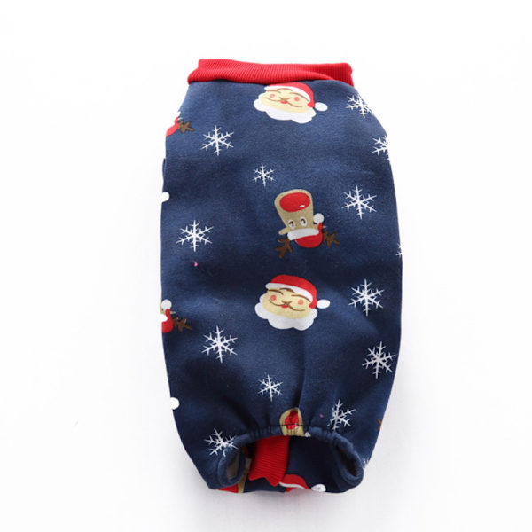 Jul sällskapsdjur kostym katt hund kläder, snöflinga valp hoodie