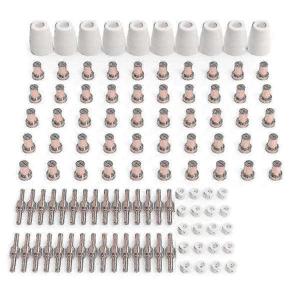 110 st Plasmaskärningsförbrukningsmaterial Passar Cut 40 50 Med Plasmaskärare Brännare Pt31 Lg40-ykc