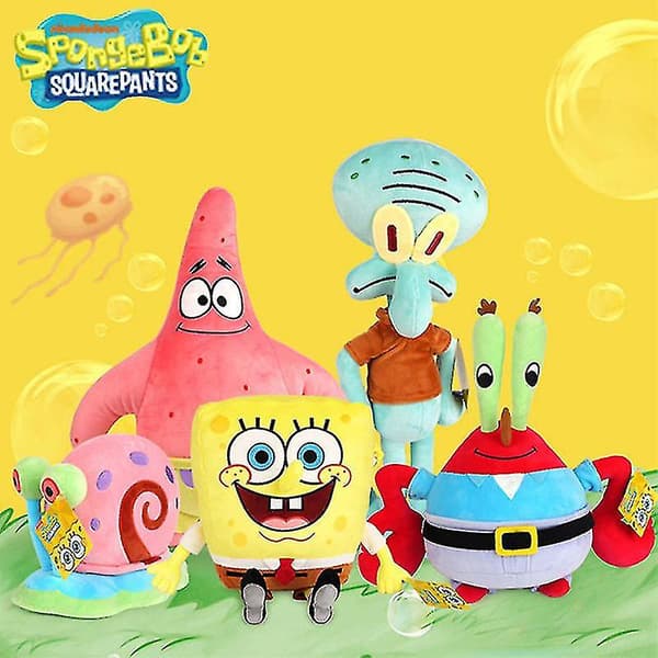 Bløde Legetøj SpongeBob SquarePants Plysdukke - Rolle: Gary Sneglen - Bløde Legetøj til Børn Gaver A 22cm