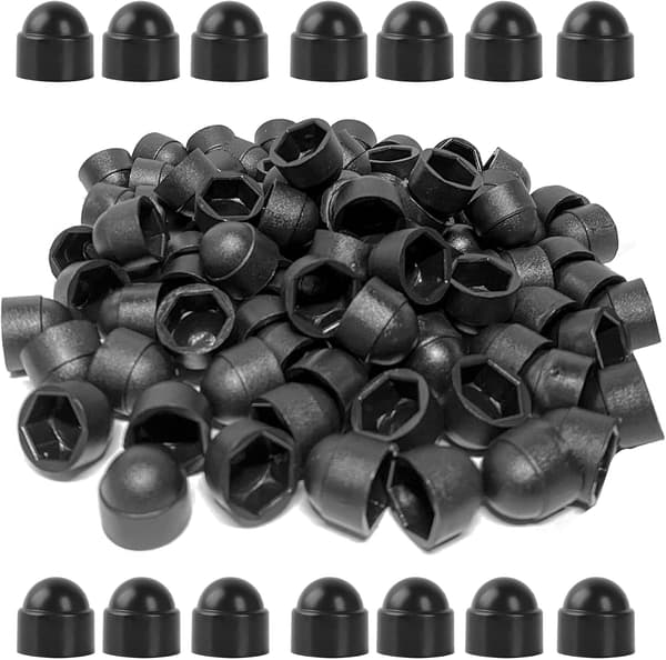 Plastkuppel Bolt Mutter Beskyttelseshette Deksel M8/13mm Heksagonal Skr