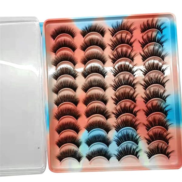 20 par løse øyevipper 3D Faux Mink øyevipper 3 3