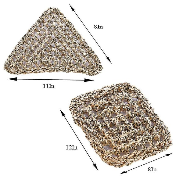 2-pakning Ed Ock, Reptile Climbing R, Lizard Lounr 100 % sjøgress Fa Ock for reptiler *chyi