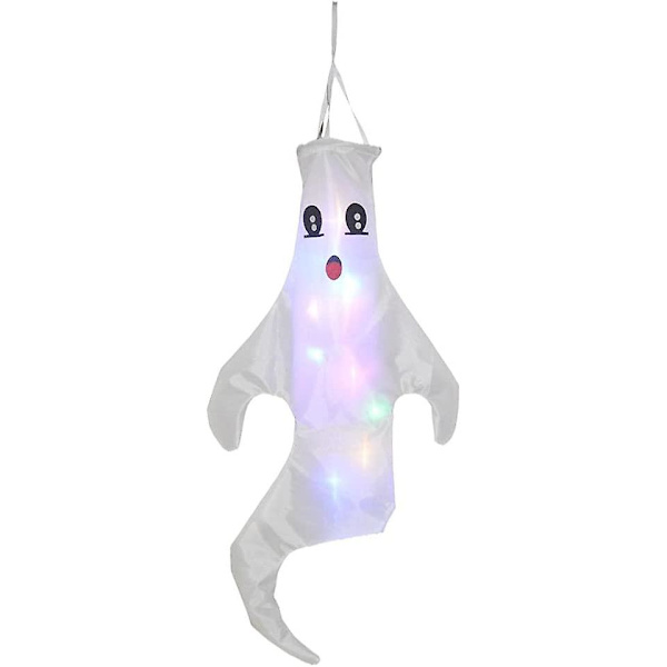 Halloween-kummitusviirit LED-valoilla, ulkokäyttöön tarkoitettu pelottava koriste