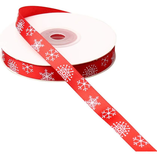 2 stycken julklappsbandsrullar (röd, grön) Sunmostar