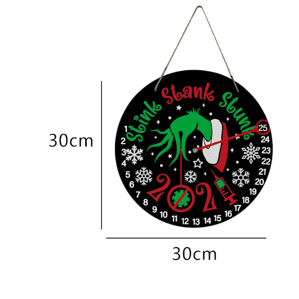 Indendørs og udendørs julepynt, jule-nedtælling