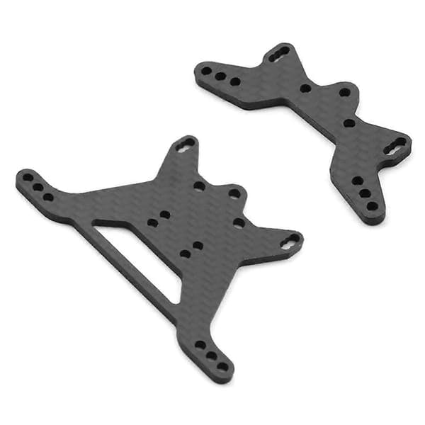 TT02B Carbon Forreste Bageste Støddæmperholder til 1/10 RC Bil TT-02B Chassis Opgraderinger Erstatningsdele