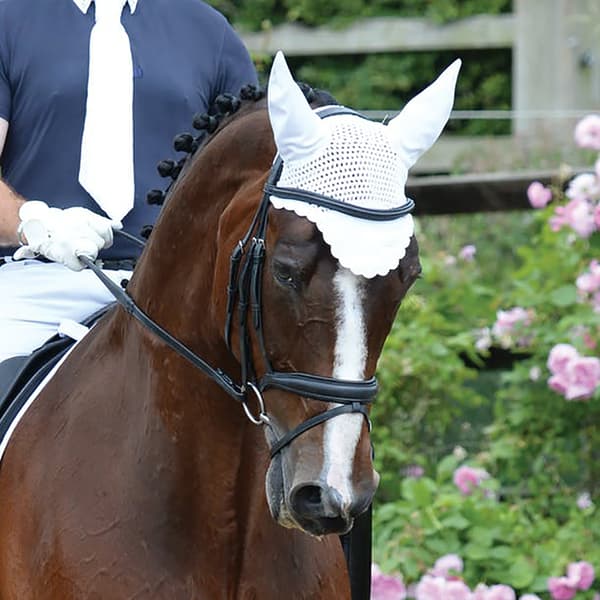 Weatherbeeta Prime Ørehette White Pony