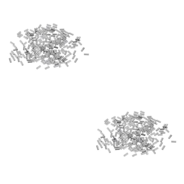 1/2/3 200 st aluminiumlegering fiskelina Crimp Wire Leader 2Set