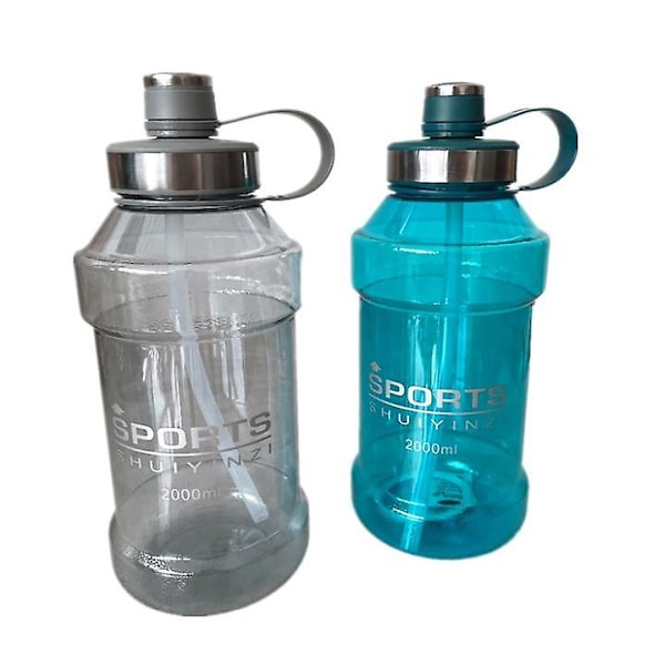 2l sportflaska pojkepresent grey