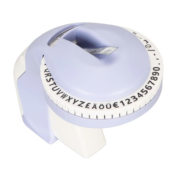 Pregemaskin med 2 ruller tape 600dpi DIY 47 tegn Manuell 3D Bærbar Pregemaskin Lilla