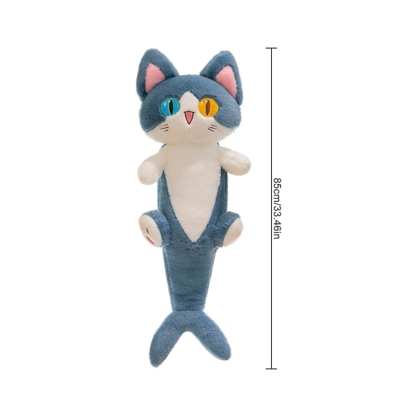50 cm 85 cm haj plysch leksaker haj katt docka gosedjur leksak haj plysch docka heminredning 85cm