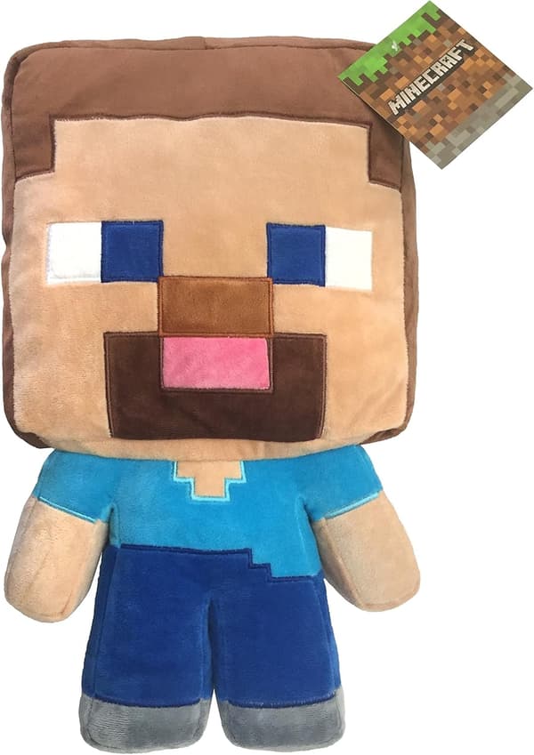 Mojang Minecraft Steve Pehmo Tyynykaveri - Superpehmeä Polyesteri