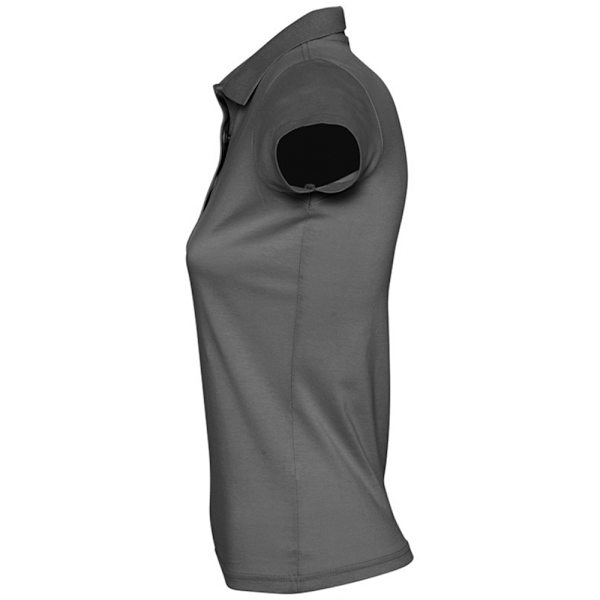 SOLS Prescott lyhythihainen naisten pikeepaita D Dark Grey XL