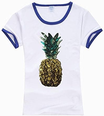 1 Pakk Stor Ananas Stryke-på-lapper, Frukt Sekvens Broderte