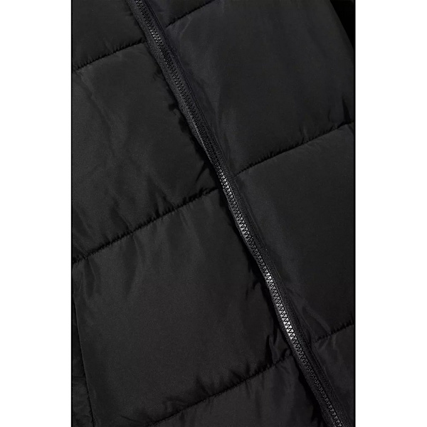 Dorothy Perkins Dam/Dam Vadderad lång lång kappa  Svart Black M