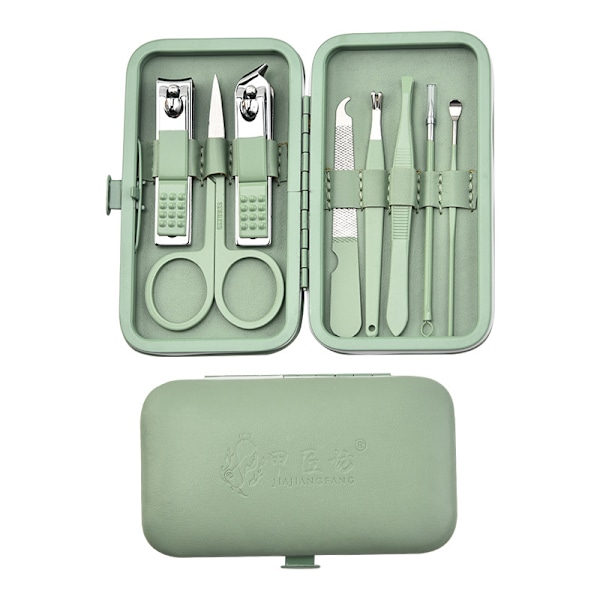 Män Kvinnor Nagelklippare Set 8 i 1 Manikyr Kit Personal Care Tool