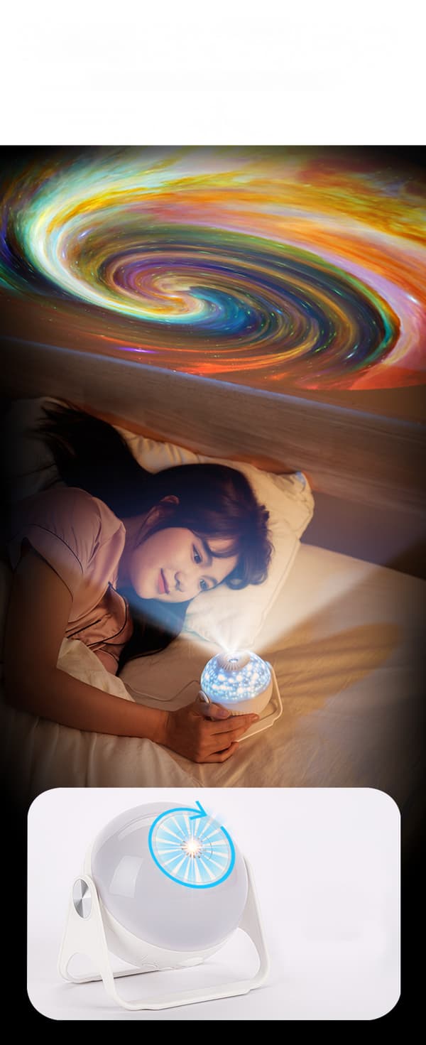 Galaxy Projector-star Projector-360 graders auto