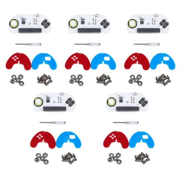 5 STK Til Micro-Bit Elektronisk Joystick:Bit V2 Kit Akryl Etui Indbygget Buzzer+Vibrationsmotor Microbit Controller